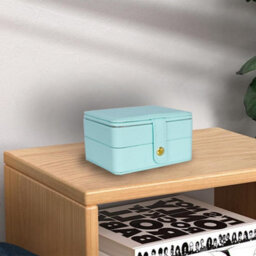 Xample Jewellery Box Organizer, Travel Jewelry Case, Velvet Portable Travel Jewelry Organizer Box For Earrings Bracelets Rings Necklace - thumbnail 7