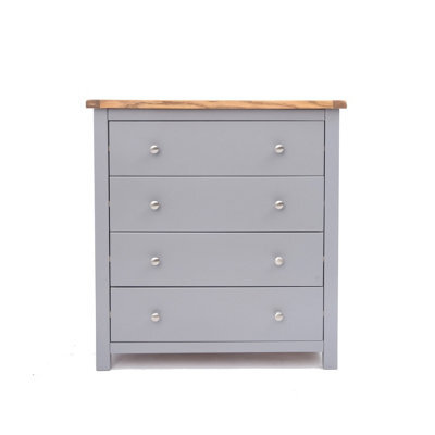 Cabinet Bits Mirano 4 Drawer Chest Of Drawers Chrome Knob - image 1