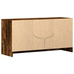 Berkfield Sturdy Tv Cabinet With Led Smoked Oak 100X34X50 Cm Engineered Wood - thumbnail 8