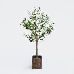 OHS Artificial Olive Tree Plant In Pot Home Decor Party New Home Natural Style 110Cm - thumbnail 4