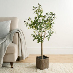OHS Artificial Olive Tree Plant In Pot Home Decor Party New Home Natural Style 110Cm - thumbnail 1