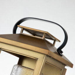 Luminosa Lighting Luminosa Hinkley Atwater Outdoor Wall Lantern Painted Distressed Brass, Ip44 - thumbnail 4