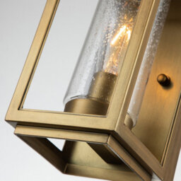 Luminosa Lighting Luminosa Hinkley Atwater Outdoor Wall Lantern Painted Distressed Brass, Ip44 - thumbnail 3