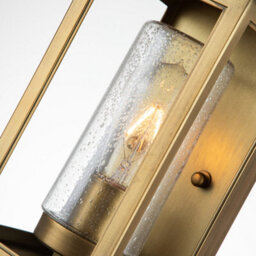 Luminosa Lighting Luminosa Hinkley Atwater Outdoor Wall Lantern Painted Distressed Brass, Ip44 - thumbnail 2