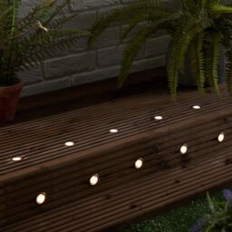 GoodHome Coldstrip Stainless Steel Effect Integrated Led Indoor & Outdoor Deck Light (D)30mm, Pack Of 10 - thumbnail 7