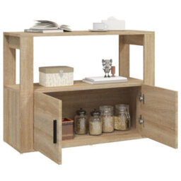 Vidaxl Sideboard Sonoma Oak 80X30X60 Cm Engineered Wood - thumbnail 5