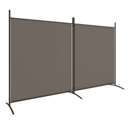 Vidaxl 2-Panel Room Divider Anthracite 348X180 Cm Fabric - thumbnail 1
