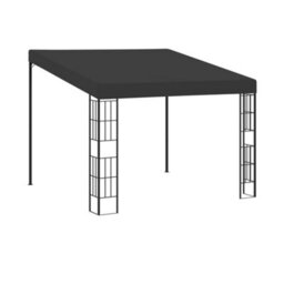 Berkfield Wall-Mounted Gazebo 3X3 M Anthracite Fabric