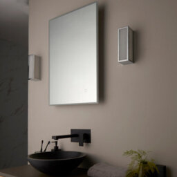 Anson Lighting Nayland Chrome With Frosted Glass Contemporary 2 Light Bathroom Wall Light - thumbnail 6