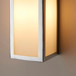 Anson Lighting Nayland Chrome With Frosted Glass Contemporary 2 Light Bathroom Wall Light - thumbnail 8