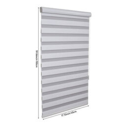 Living And Home Polyester Manual Zebra Roller Shade Blind 45 X 150Cm - thumbnail 6