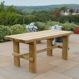 Rebecca Table Wooden Garden Outdoor Table By Zest Outdoor Living - thumbnail 2