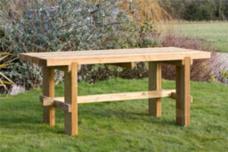 Rebecca Table Wooden Garden Outdoor Table By Zest Outdoor Living - thumbnail 1