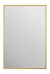 Mirroroutlet The Artus Gold Aluminium Edged Wall Mirror 60Cm X 40Cm - thumbnail 1