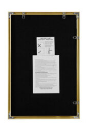Mirroroutlet The Artus Gold Aluminium Edged Wall Mirror 60Cm X 40Cm - thumbnail 3