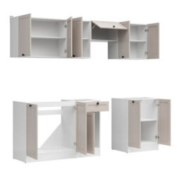 Heze Furniture Summer 7 Unit Kitchen Cabinets Set 230Cm In Cashmere Matt - thumbnail 5