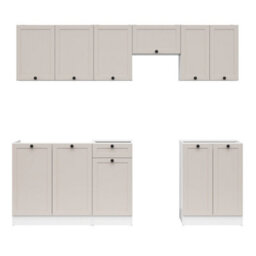 Heze Furniture Summer 7 Unit Kitchen Cabinets Set 230Cm In Cashmere Matt - thumbnail 3