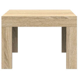 Berkfield Durable Coffee Table Sonoma Oak 50X50X35 Cm Engineered Wood - thumbnail 5