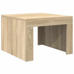 Berkfield Durable Coffee Table Sonoma Oak 50X50X35 Cm Engineered Wood - thumbnail 7