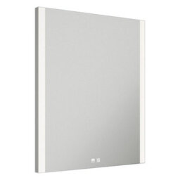 Led Bathroom Mirror With Bluetooth Speaker - 600mm X 800mm, Ip44, Demister, Tunable White - thumbnail 1