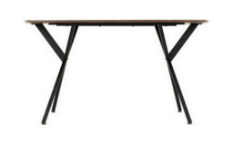 Seconique Athens Rectangular Dining Set With Avery Chairs - Medium Oak Effect/black/grey Velvet - thumbnail 5