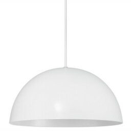 Nordlux Ellen Metal Pendant Light Dome Shade White,mains - thumbnail 3