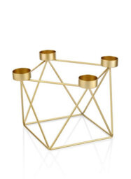 Rozi 4In1 Gold Tealight Holder - thumbnail 1