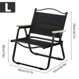 Folding Camping Chairs Lightweight Outdoor Patio Garden Beach Chair Fishing Seat - thumbnail 2