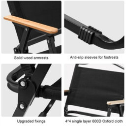 Folding Camping Chairs Lightweight Outdoor Patio Garden Beach Chair Fishing Seat - thumbnail 3
