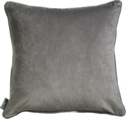 Aspect Furniture Pug Dog Print Square Cushion,grey. 45X45Cm - thumbnail 3