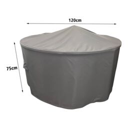 Grey Round Garden Table Cover (H)75Cm (Dia)120Cm - thumbnail 7