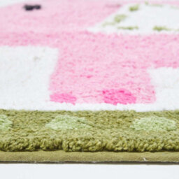 Homescapes Cotton Tufted Pink Elephant Children Rug - thumbnail 3