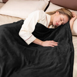 Neo Electric Heated Throw Over Blanket - Black - thumbnail 7