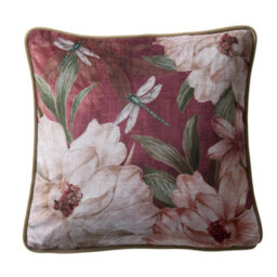 Appletree Fiorella Floral Velvet Filled Cushion - thumbnail 2