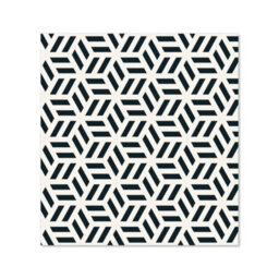 Warren Reed Designer Geometric Monochrome Hexagonal Pattern Premium Glass Kitchen Splashback W900mm X H750mm - thumbnail 2
