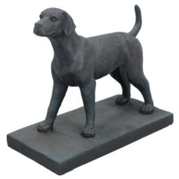AB Tools Dog Bookends Labrador Ornament Figurine Cast Iron Book Ends Stand Holder - thumbnail 4