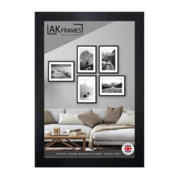 "AK Frames 18X14"" Black  Poster Frame - Modern Picture Frame For Wall Art, Prints And Photos - Durable And Stylish Display Frame" - thumbnail 1