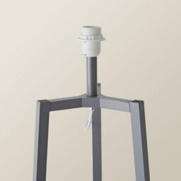 Valuelights Hiru Grey 3 Tier Shelf Floor Lamp Base - thumbnail 4