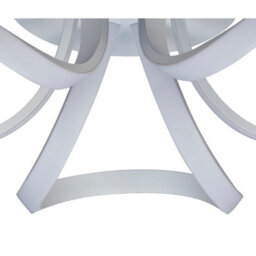 Luminosa Lighting Luminosa Knot Blanco Ceiling 48Cm Round 3 Looped Arms 36W Led 4000K, 2520Lm, White/frosted Acrylic, 3Yrs Warranty - thumbnail 5