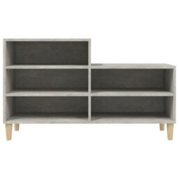 Walplus Shoe Cabinet Concrete Grey 102X36X60 Cm Engineered Wood - thumbnail 5