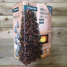 Samuel Alexander 25M 1000 Led Treebrights Christmas String Lights With Timer In Vintage Gold - thumbnail 6
