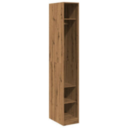 Berkfield Wardrobe Artisian Oak 30X50X200 Cm Engineered Wood - thumbnail 2