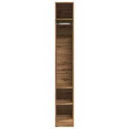 Berkfield Wardrobe Artisian Oak 30X50X200 Cm Engineered Wood - thumbnail 4