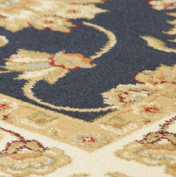 Persian Bordered Easy To Clean Blue Floral Traditional Rug For Dining Room-200Cm X 285Cm - thumbnail 2