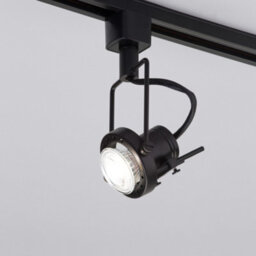 Litecraft Greenwich Black 6 Head 3M Long L Shape Kitchen Track Light With Led Bulbs - thumbnail 3