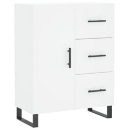 Berkfield Highboard White 69.5X34X180 Cm Engineered Wood - thumbnail 7