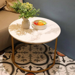 Set Of 2 Round Stacking Side Tables For Living Room - thumbnail 3
