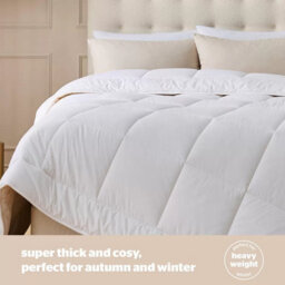 Silentnight Natural Wool Heavyweight Duvet - Breathable, Temperature Regulating Autumn & Winter Quilt In 3 Sizes - thumbnail 3