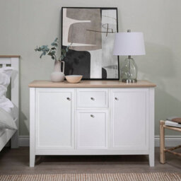 Nöa & Nani Noa & Nani Sideboard With Drawers In White & Oak Leines - thumbnail 2