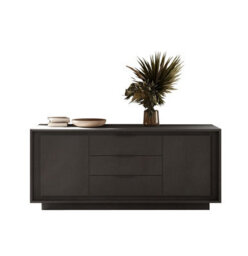 FurniComp LTD Furnicomp Berlin 2 Door 3 Drawer 180Cm Grey Sideboard - thumbnail 2